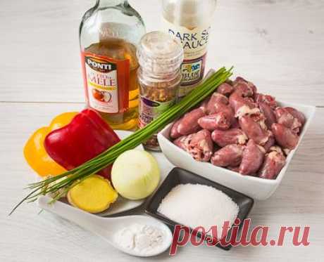 СТИР-ФРАЙ ИЗ КУРИНЫХ СЕРДЕЧЕК