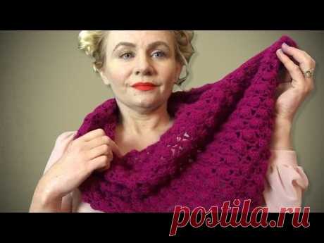LACE BOBBLE INFINITY SCARF - The Casting On Couch