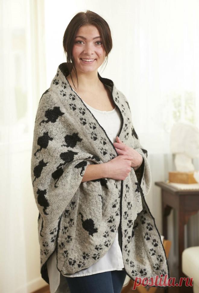 Узор для пледа с котами Осень - время горячего чая, теплого пледа и уютного вечера. Поэтому настойчиво вам рекомендуем связать плед с котами. 



Вяжется плед лицевой гладью, размер и толщина...