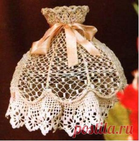вязаные абажуры...