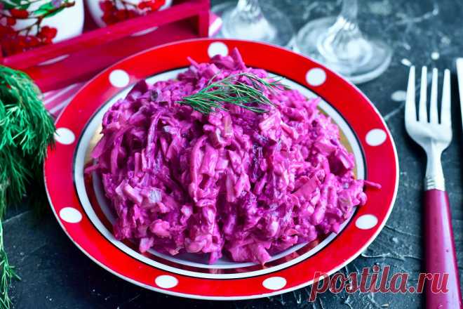 Вкусный овощной салат 