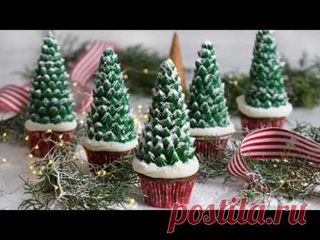 How to Make Christmas Tree Cupcakes