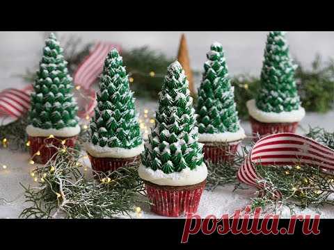 How to Make Christmas Tree Cupcakes