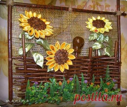 Панно "Подсолнухи". Автор Марина Белоногова | СДЕЛАЙ САМ!