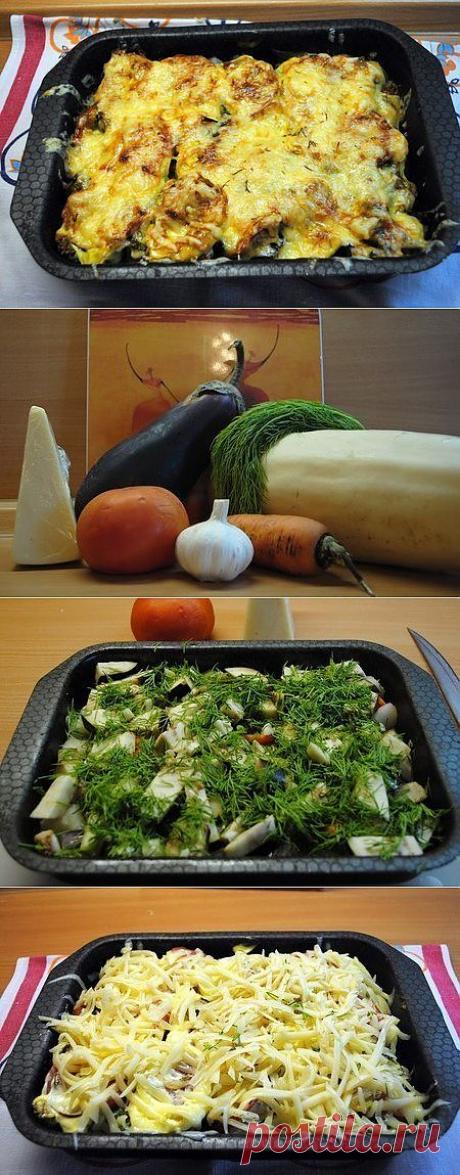 Овощное ассорти, запеченное с сыром - рецепт и способ приготовления, ингридиенты | sloosh