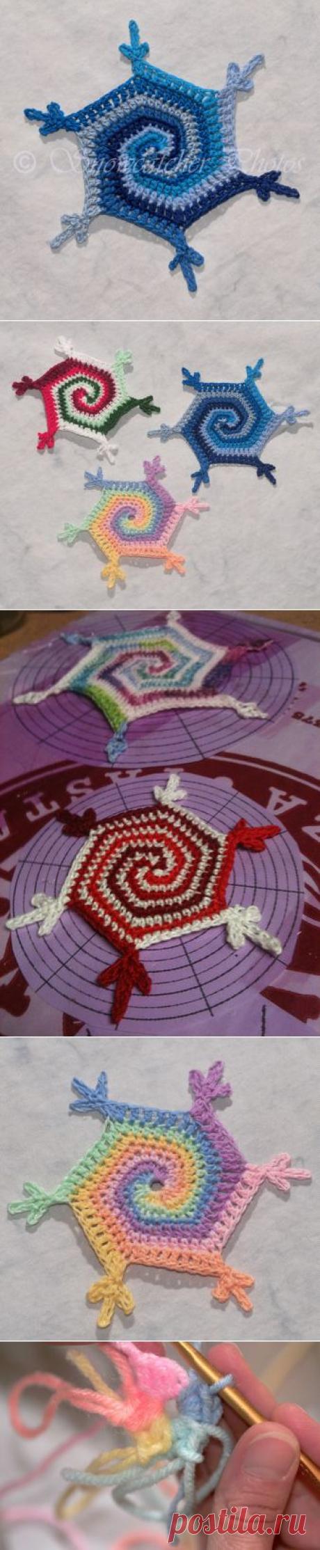 Очень красивый мотив связать крючком. Мастер класс