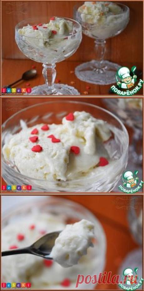 Зефирно-кокосовое мороженое - кулинарный рецепт