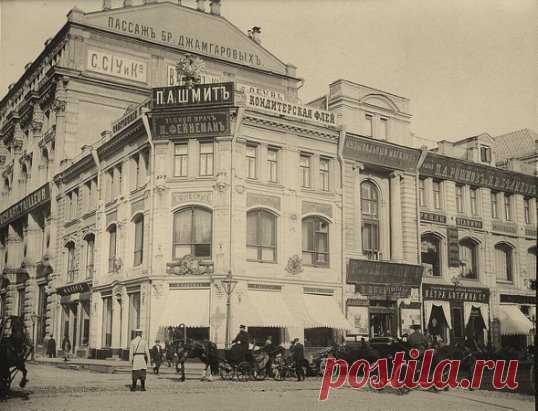 Угол Кузнецкого Моста и Неглинной, 1907 год.