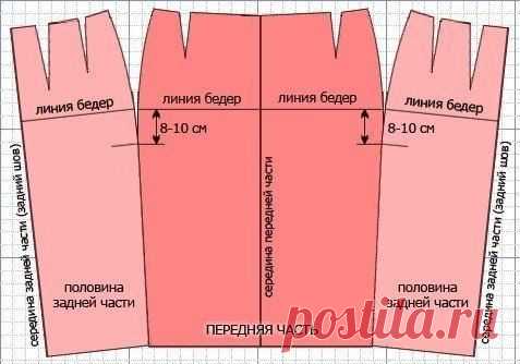 ЮБКА-КАРАНДАШ БЕЗ БОКОВЫХ ШВОВ,СШИТАЯ ТОЧНО ПО ФИГУРЕ (Шитье и крой) — Журнал Вдохновение Рукодельницы