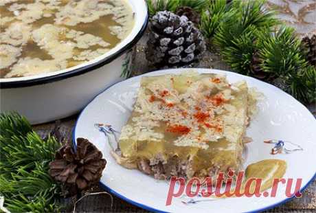 Холодец из трех видов мяса рецепт с фото