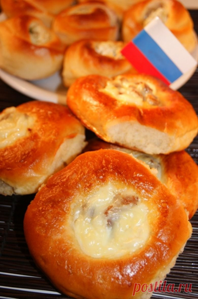 Сладкие и соленые ватрушки из дрожжевого ночного теста / Пирожки / Кукорама — вкусные рецепты!