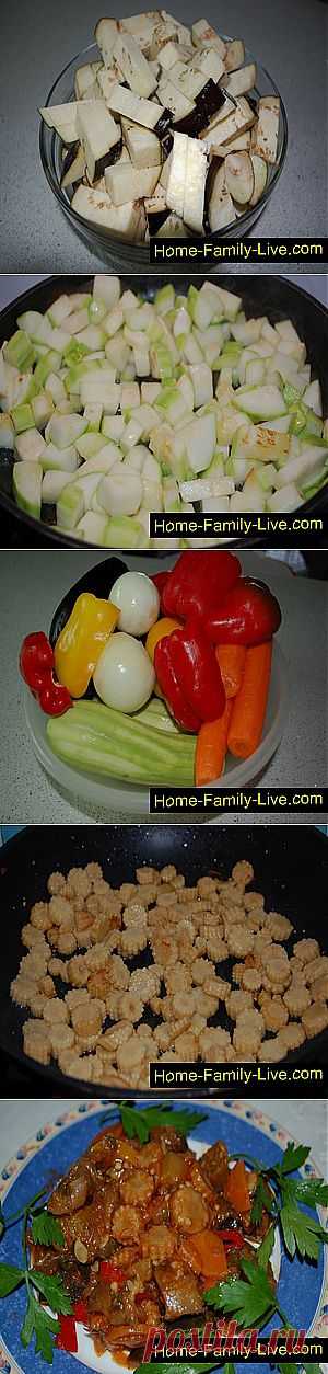 Кулинарные рецепты Овощное рагу &raquo; Кулинарные рецепты