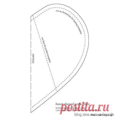 Шьем прихватки. Рукавичка и сердечко