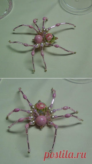 Shawkl: Beaded Spider Tutorial
