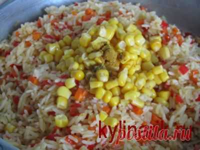 Ризотто рецепт с овощами и кукурузой - Кулинарик