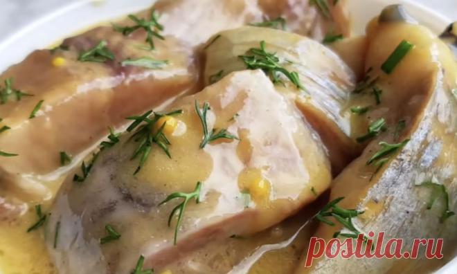 Селедка в горчичном соусе: закуска Северян
