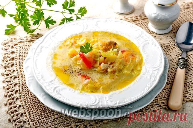 Щи молочные с капустой