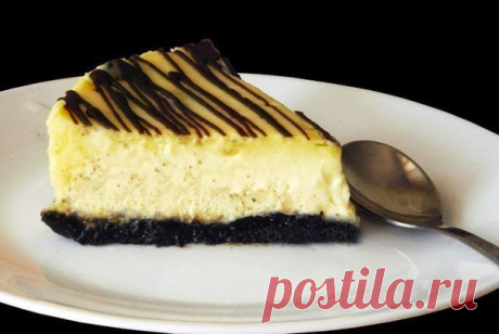 шеф-повар Одноклассники: Чизкейк с основой из шоколадного печенья