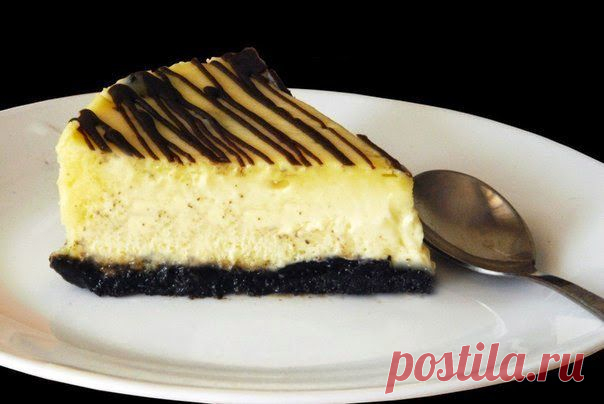 шеф-повар Одноклассники: Чизкейк с основой из шоколадного печенья