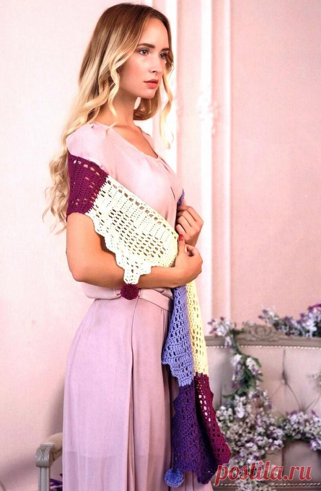 Свяжу себе такой же! ПАЛАНТИН КРЮЧКОМ со схемой | MICH style | Яндекс Дзен