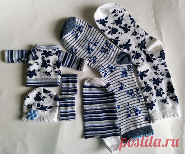 Носочное помешательство, или как мы будем шить куклам из носков ))) СОВМЕСТНЫЙ ПРОЕКТ - Гардероб для куклы - Страна Мам
