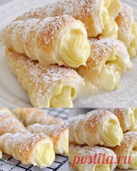 Самая вкусная выпечка детства «Трубочки» на оригинальном тесте и с 2 видами нежного крема: получается невероятно вкусно и ароматно, а готовится проще-простого. - Картинки НАЖМИТЕ здесь, чтобы открыть