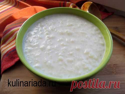 Рисовая каша на молоке в мультиварке >> Кулинариада