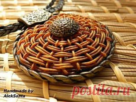 Круговое плетение из полимерной глины - Ярмарка Мастеров - ручная работа, handmade