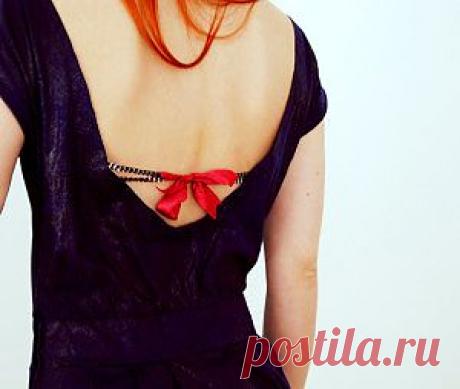 Переделка бюстгальтера для открытого платья. | Само Совершенство