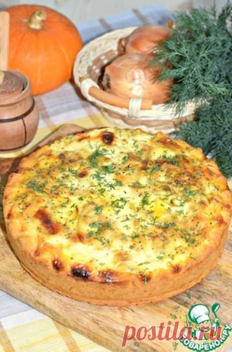 Пирог луковый - кулинарный рецепт