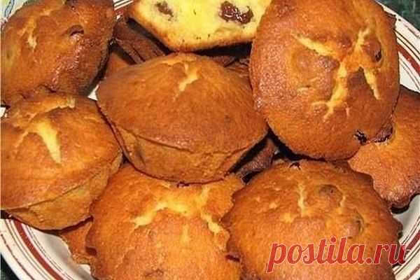 Творожные кексики к чаю