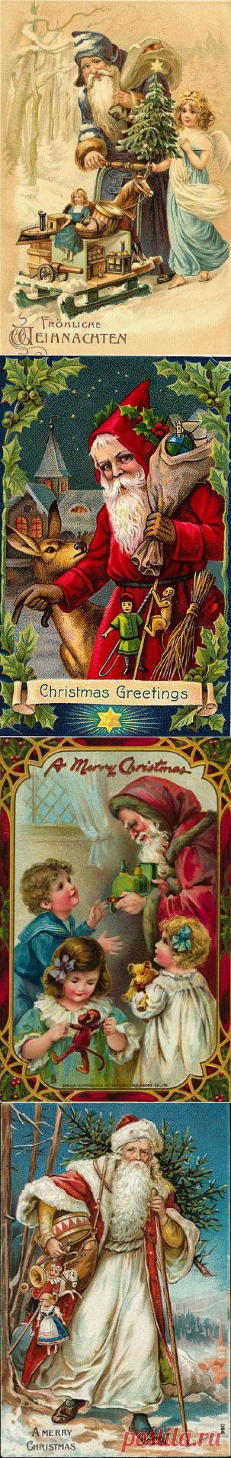 Винтажные рождественские открытки (Vintage Christmas Postcard)