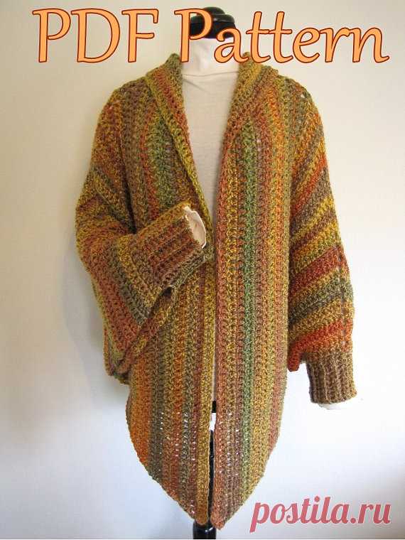 PDF Crochet Pattern- Quick and Easy Cuffed Cape PLEASE NOTE: This listing is for a PDF crochet pattern which can be used to make the pictured cape, not the actual finished item. You will be able to download your pattern immediately after purchase directly from Etsy. This pattern is written in English and uses standard American crochet