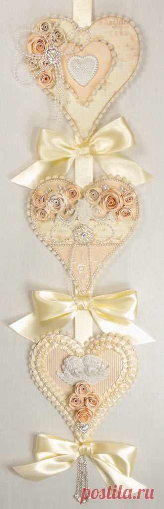 Hanging Hearts Wall Decor - Pazzles Craft Room