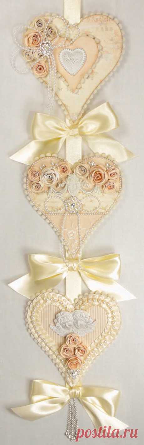Hanging Hearts Wall Decor - Pazzles Craft Room