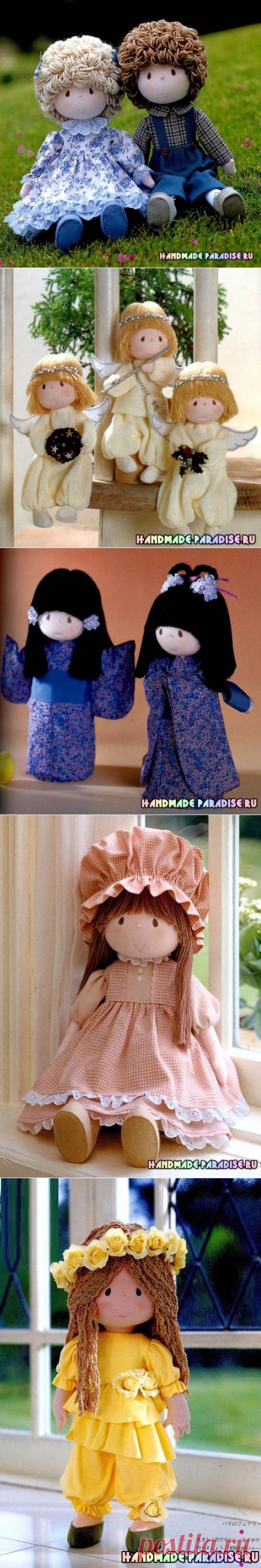 Самые красивые текстильные куклы. Выкройки - Handmade-Paradise