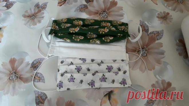 Многоразовая тканевая маска своими руками - Сделай сам - медиаплатформа МирТесен