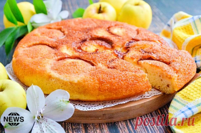 Торт – пирог на сковороде за 15 минут из 1 яйца, яблока, молока и муки. Рецепт, который стал популярен в интернете - ИНТЕРЕСНО