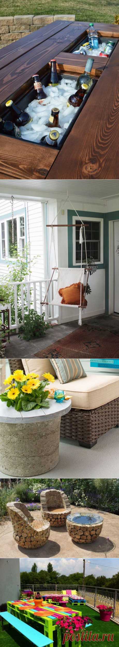 23 Insanely Awesome DIY Backyard Furniture Ideas - Architecture Art Designs