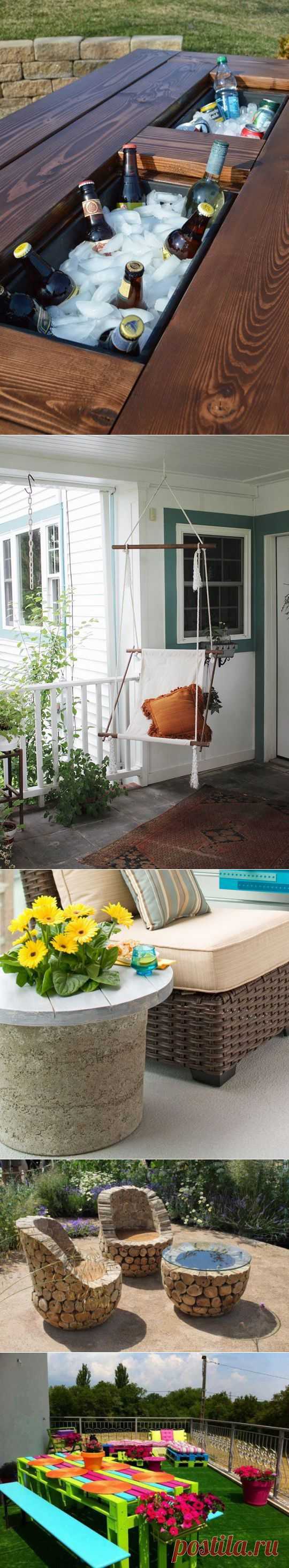 23 Insanely Awesome DIY Backyard Furniture Ideas - Architecture Art Designs