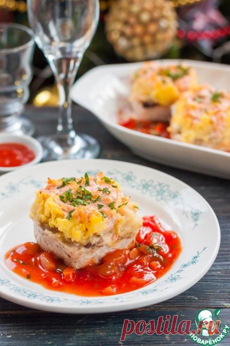 Котлеты слоеные запеченные - кулинарный рецепт