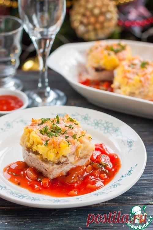 Котлеты слоеные запеченные - кулинарный рецепт