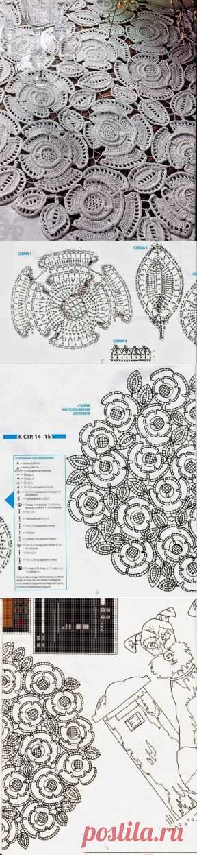 Toca do tricot e crochet: toalha de mesa