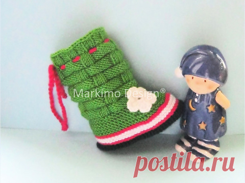 Babyschuhe Krabbelschuhe Babystiefel Grün Weiß Blau Pink Amelie aus Babyschuhe von markimodesign #450037