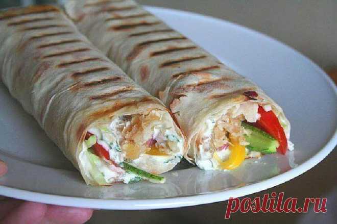 Топ-6 рецептов вкуснейшей домашней шаурмы Быстрая и простая в приготовлении!