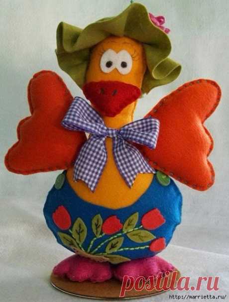 Шьем петушков и курочек. Много идей и выкроек