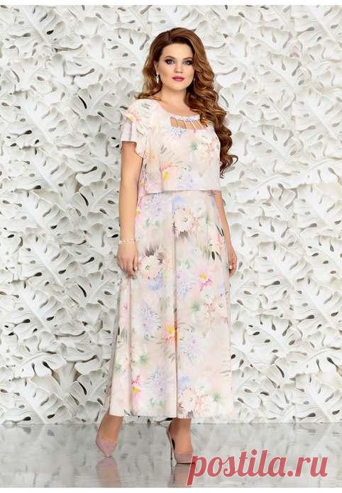 Платья для полных девушек белорусского бренда Mira Fashion весна-лето 2019 (60 фото)