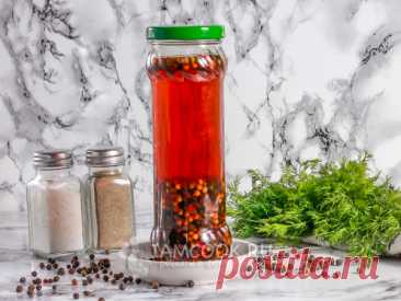 Маринованный перец горошком
