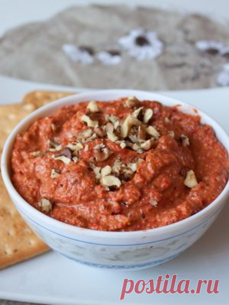 Рецепт дипа из печеных перцев и грецких орехов с фото пошагово на Вкусном Блоге