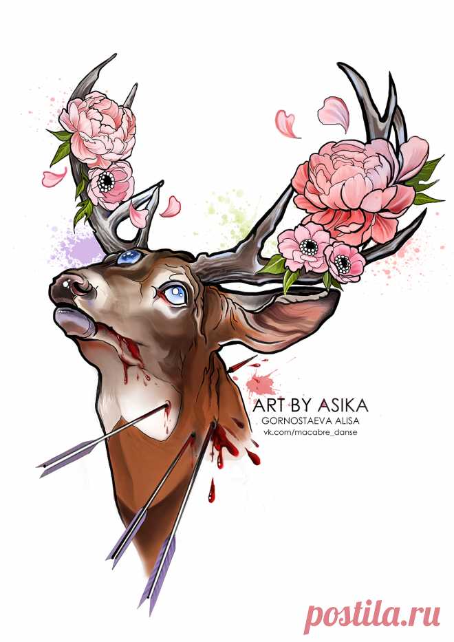 Dear. Tattoo sketch, neotrad on Behance